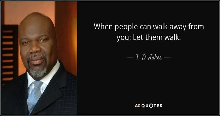 Can I walk away?
