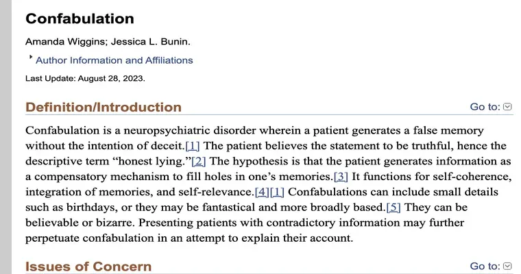 Confabulation in Dementia Can Feel Like Hurtful Lies