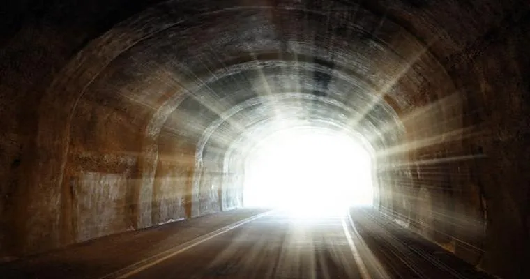 Light at the end of the tunnel.