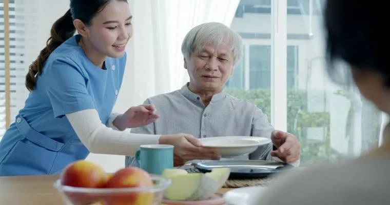If your loved one with dementia is eating a pureed diet, how is it served?